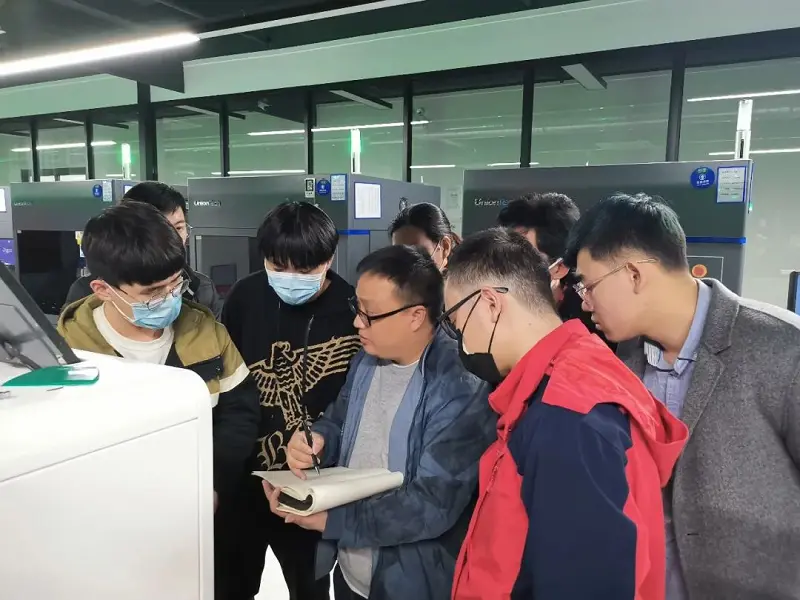 Das nationale Team für additive Fertigung Chinas ging zu Uniontech zur Schulung Das nationale Team für additive Fertigung Chinas ging zu Uniontech zur Schulung