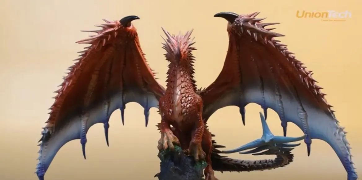 3D Printed Action Figure | Red Dragon