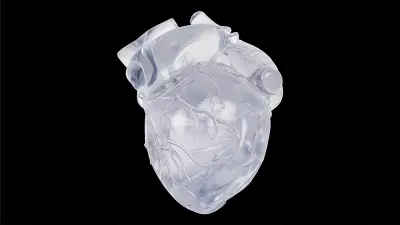 3D printed heart model