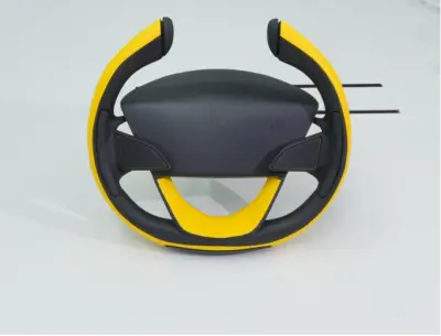 3D-printed steering wheel